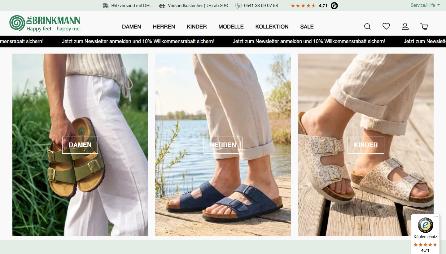 Dr. Brinkmann Shopware store