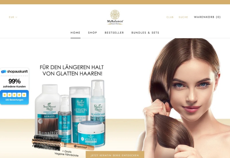 MyBalance24 ecommerce store